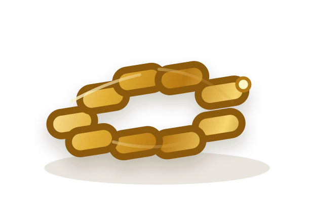Bracciale gourmette in oro 18 carati