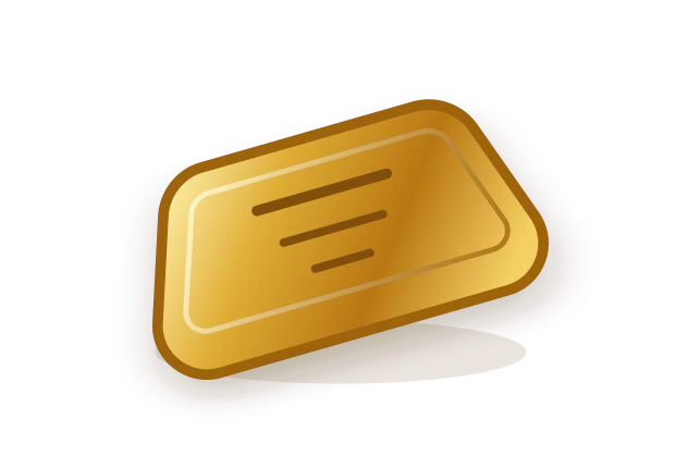 Lingotto d’oro Valcambi da 100 grammi